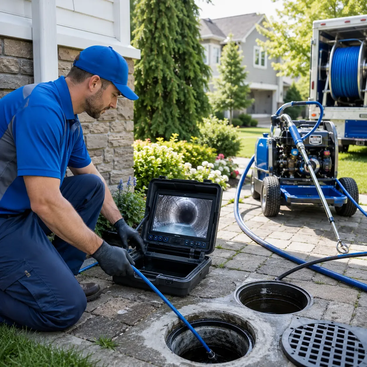Outdoor drain cleaning professionals serving Oglesby, TX